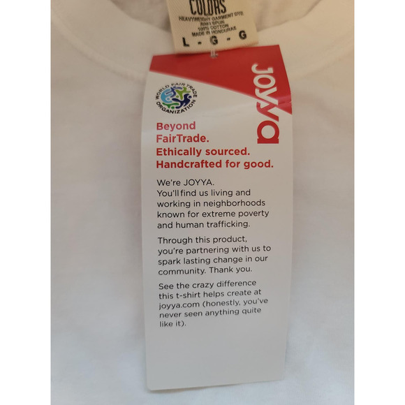 NEW Joyya Born for Adventure graphic T-shirt Women Large - Picture 7 of 9